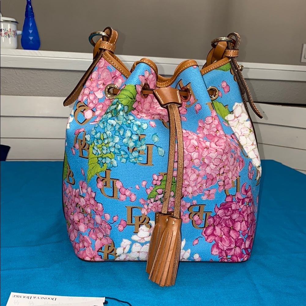 Dooney & Bourke Hydrangea Drawstring Bag